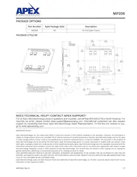 MP204KK Datasheet Page 17