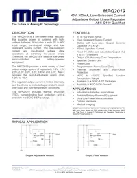 MPQ2019GN-5-AEC1 Datasheet Cover