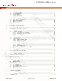 N79E845ASG Datasheet Page 3
