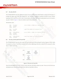 N79E845ASG Datasheet Page 16