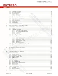 N79E855ASG Datasheet Page 3