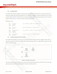 N79E855ASG Datasheet Page 16