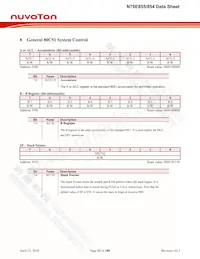 N79E855ASG Datasheet Page 23