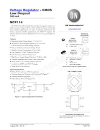 NCP114ASN330T2G Datasheet Cover
