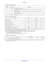 NCP134AMX135TCG Datasheet Page 3