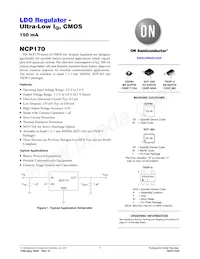 NCP170ASN250T2G Datasheet Cover
