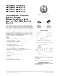 NCS213RMUTAG Datasheet Cover