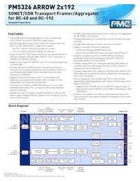 PM5326H-FI數據表 封面