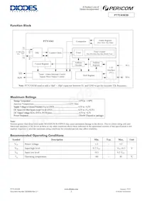 PT7C4363BWEX Datasheet Page 3