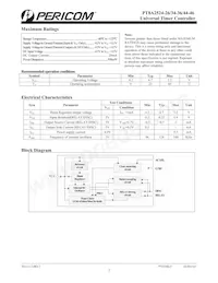 PT8A2544PEX Datasheet Page 2