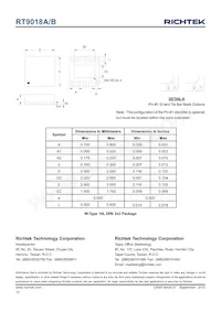 RT9018A-25GSP Datasheet Page 12
