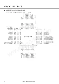 S1C17M13F101100-250 Datasheet Page 4