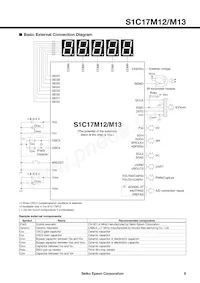 S1C17M13F101100-250 Datenblatt Seite 9