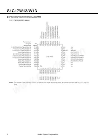 S1C17W13F001100-160 Datasheet Page 6