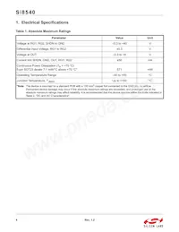 SI8540-B-FS Datasheet Page 4