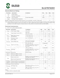SLG7NT408VTR Datasheet Page 3