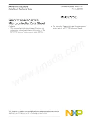 SPC5775EDK3MME3R Datenblatt Cover
