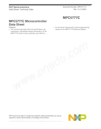 SPC5777CDK3MMO4R Datasheet Cover