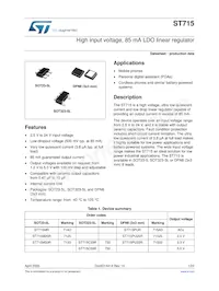 ST715C50R Datasheet Cover