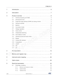 STM8L001J3M3 Datasheet Page 2