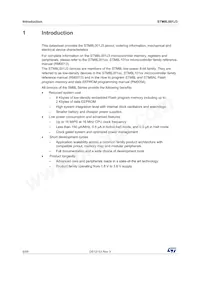 STM8L001J3M3 Datasheet Page 6