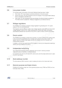 STM8L001J3M3 Datasheet Page 11