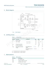 TDA18204HN/C1 Datasheet Page 3