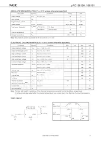 UPD166101GR-E1-AZ Datasheet Page 5