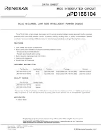 UPD166104GS-E1-AZ Datasheet Page 3