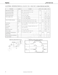UPD166104GS-E1-AZ Datasheet Page 6