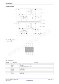 UPD166108GR-E1-AY Datasheet Page 2