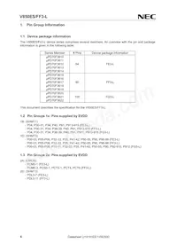 UPD70F3622M2GCA-UEU-AX數據表 頁面 6