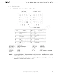 UPD78F9212FH-2A2-E1-A 데이터 시트 페이지 7