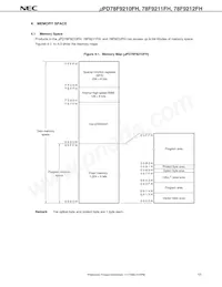 UPD78F9212FH-2A2-E1-A 데이터 시트 페이지 13