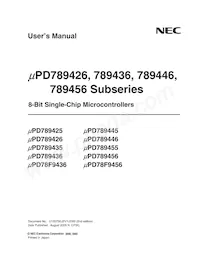 UPD78F9456GK-9ET-A Datasheet Cover