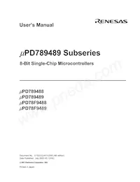 UPD78F9489GK-9EU-A Datasheet Page 3