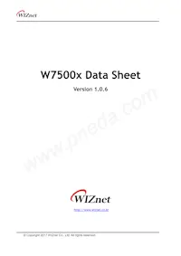 W7500-S2E數據表 封面