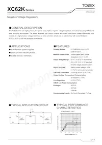 XC62KN3002PR-G Datasheet Cover