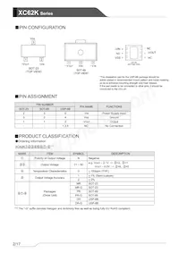 XC62KN3002PR-G Datasheet Page 2