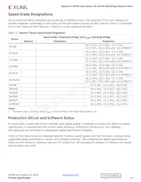 XC7S100-2FGGA676C Datasheet Page 13
