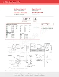 700-4A-BL Datasheet Pagina 2