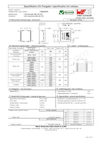 749052050 Datasheet Copertura