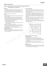A165K-J2M Datasheet Page 11