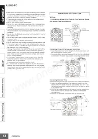 A22E-MK 데이터 시트 페이지 13