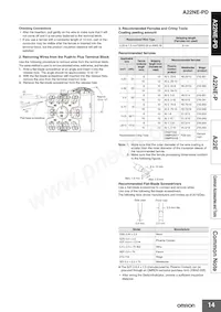 A22E-MK Datasheet Page 14