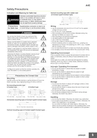 A4E-C211VA Datasheet Page 5
