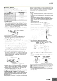 A4EG-BE2R041 Datasheet Page 11