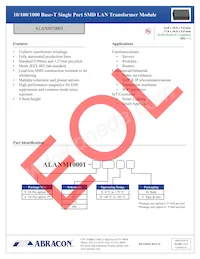 ALANM10001-AJ11ET Datasheet Cover