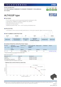 ALT4532P-181-T05G Datasheet Cover
