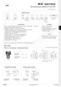 AV02820KMZQ/UL Datasheet Page 7